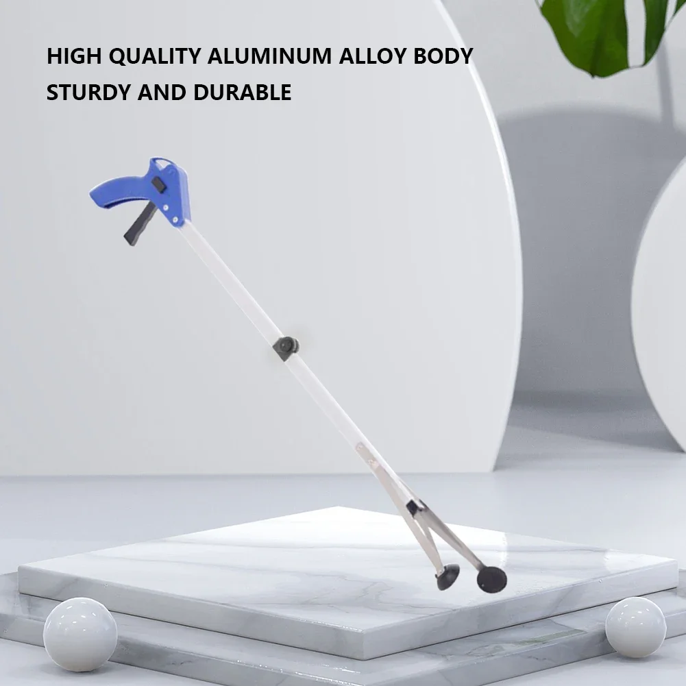 1/2/3Pcs Reaching Pick Up Tool Clamp Trash Grabber Aluminum Alloy Home Portable Foldable Reaching Stick Long Arm Cleaning Tool 3