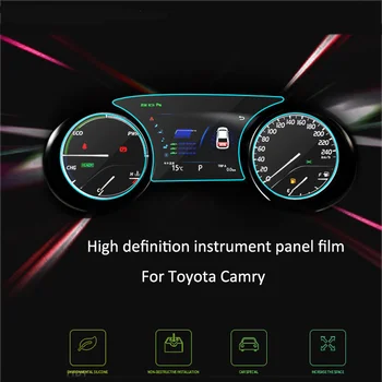 Quadro strumenti per auto pellicola protettiva per impronte digitali interni pellicola protettiva per interni per Toyota Camry 2018 2019 2020