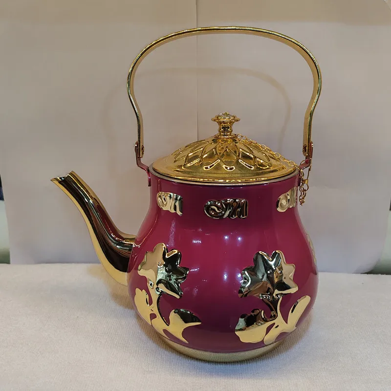 

Electroplating teapot with ethnic characteristics in Xinjiang