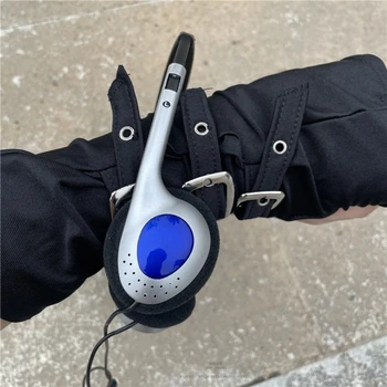 Cuffie musica Mp3 sentimenti retrò voce portatile cablata piccole cuffie sport moda foto puntelli auricolare auricolare