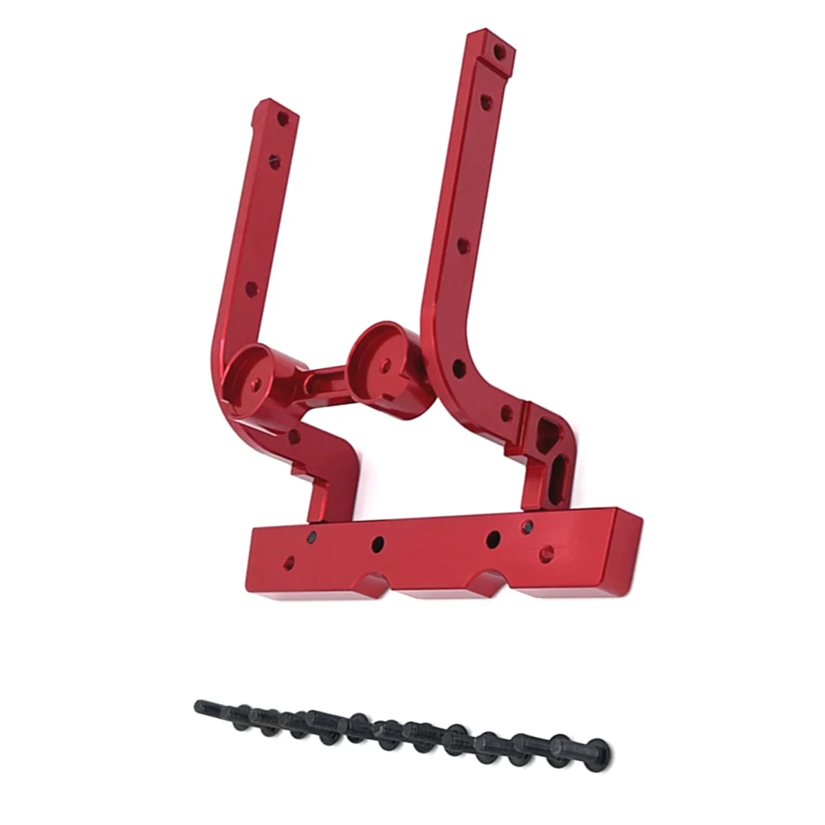 BAAU RC Car Upgrade Front Bumper Fixed Kit for 1/12 H12Y H12Y+ RC Car Upgrade Accessories Red