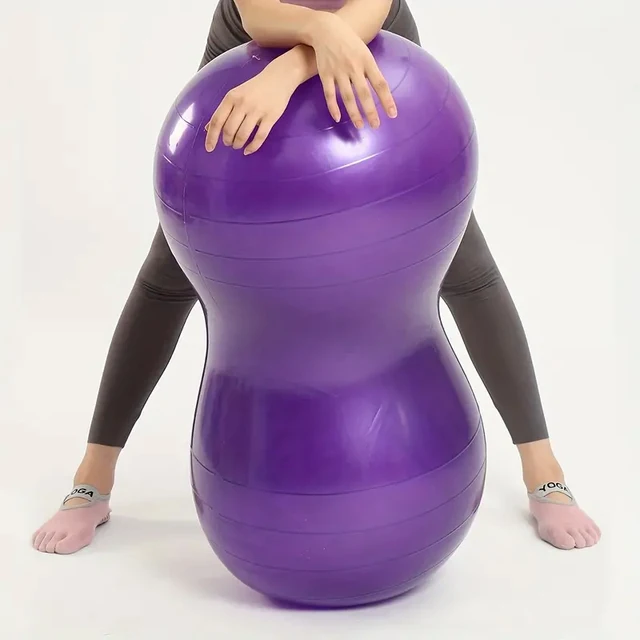 1PC Thickened capsule ball massage training fitness ball yoga ball (with air cylinder air plug air pull) 2