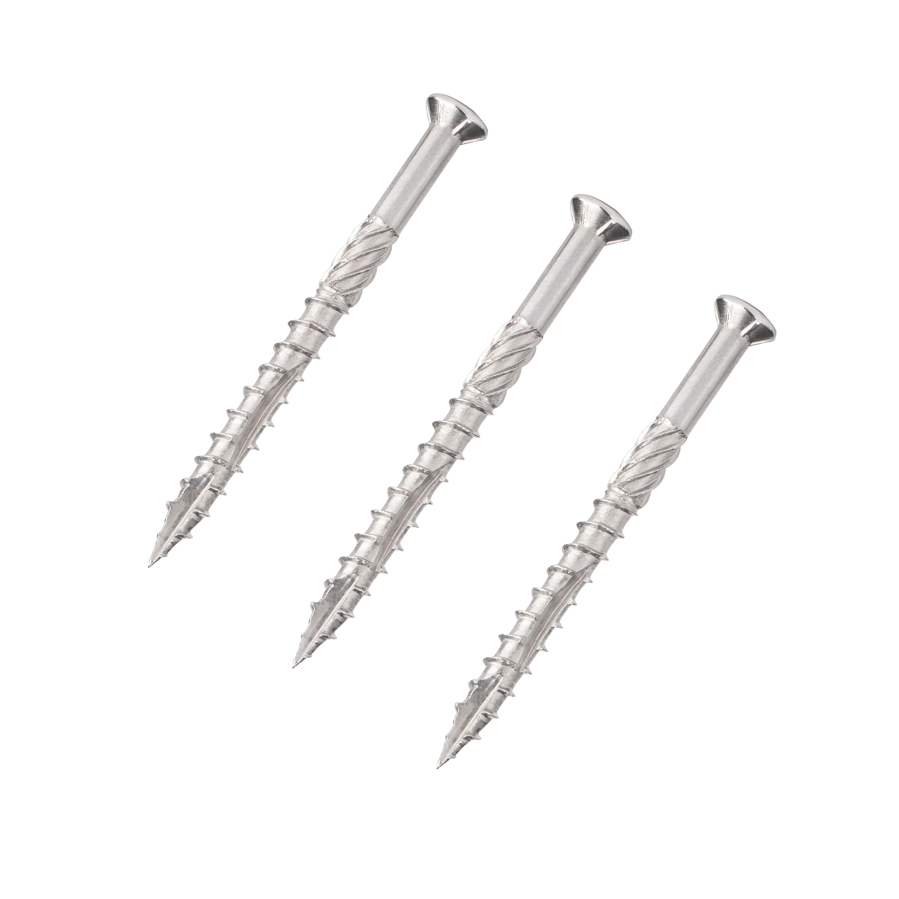 Stainless Steel Self-Tapping Screws Kit High Strength Wood Flat Head T25 Torx Drive Deck