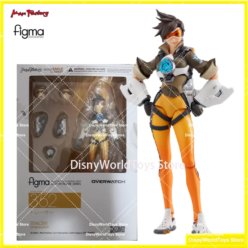 100% Original Figma 352 Overwatch Tracer In Stock Anime