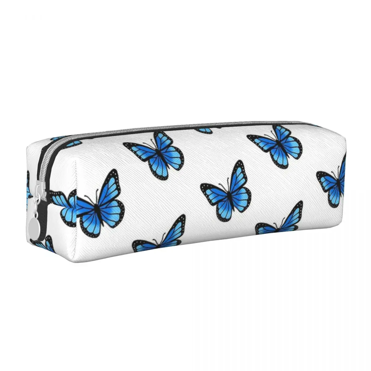 

Blue Butterfly Butterflies Pencil Cases Animal Pen Box Bags Girls Boys Large Storage Office Gifts Pencilcases