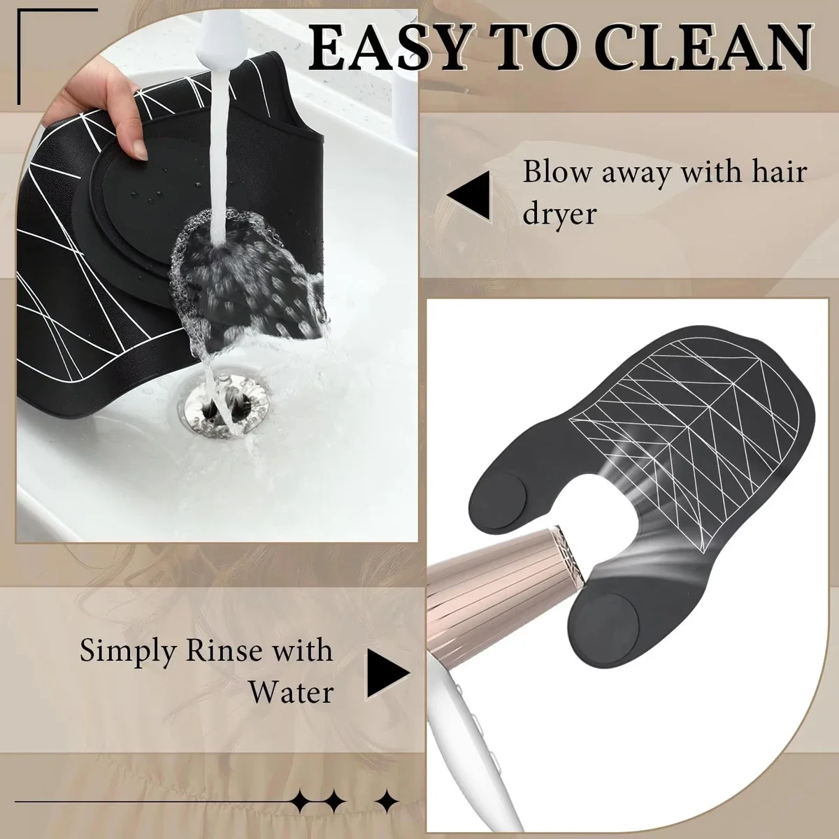 Hairdressing Cape Waterproof Barber Hair Coloring Apron Salon Silicone Hair Dye Shawl Professional Barbershop Styling Cape Tools 2