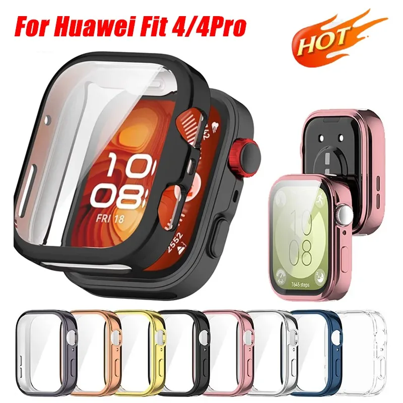 Durable TPU Protective Case with Screen Protector for Huawei Watch Fit 4 Pro