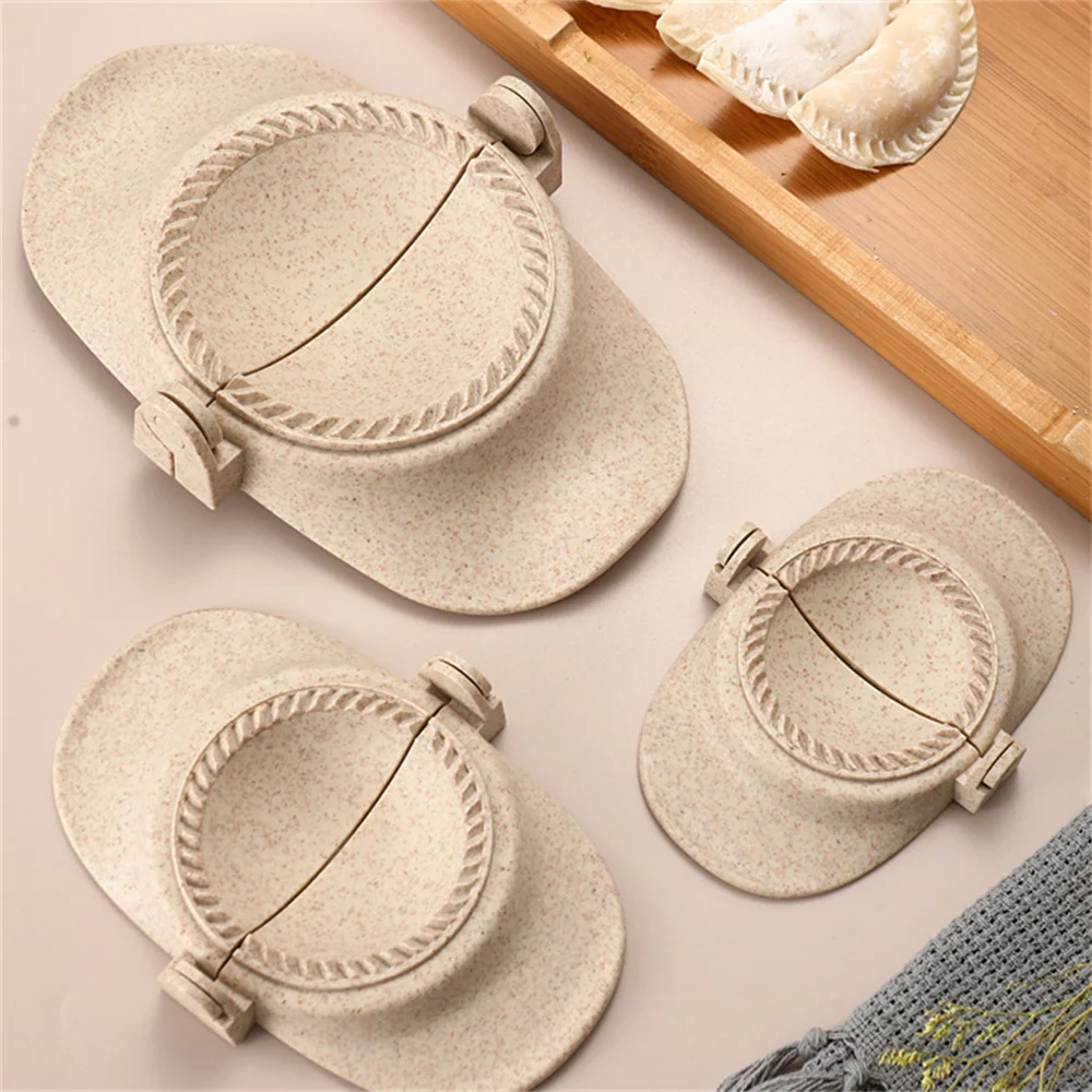 Large Size Dumpling Mould Press Ravioli Dough Pastry Pie Maker Wheat Straw Empanada Dumping Making Kitchen Accessories dumpling maker