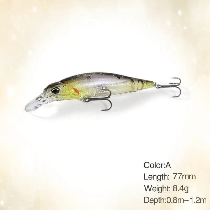 2025 New 77mm / 63mm Fishing Lure Sinking Minnow Jerkbait Hard Lures Fishing Wobbler Bass Crankbait Trout Lure Cocked Mouth Bait - Image 6