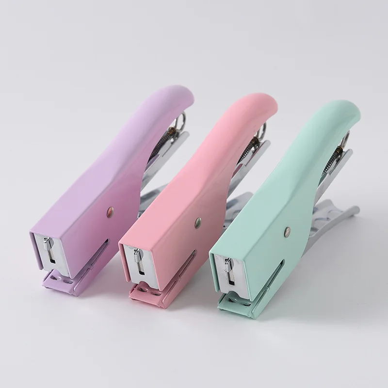 

1pc Heavy Duty Metal Stapler Plier Packaging Plier Stapler 10-16 Sheets Capacity No Staples Clip School Supplies