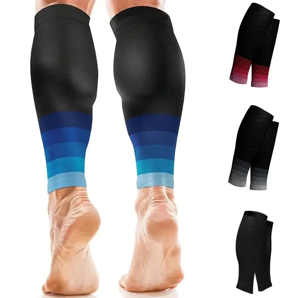 Calf Compression Sleeves 1Pair Calf Support Compression Sleeves for Women Men Running 20-30mmHg Footless Leg Socks Outdoor Sports Marathon