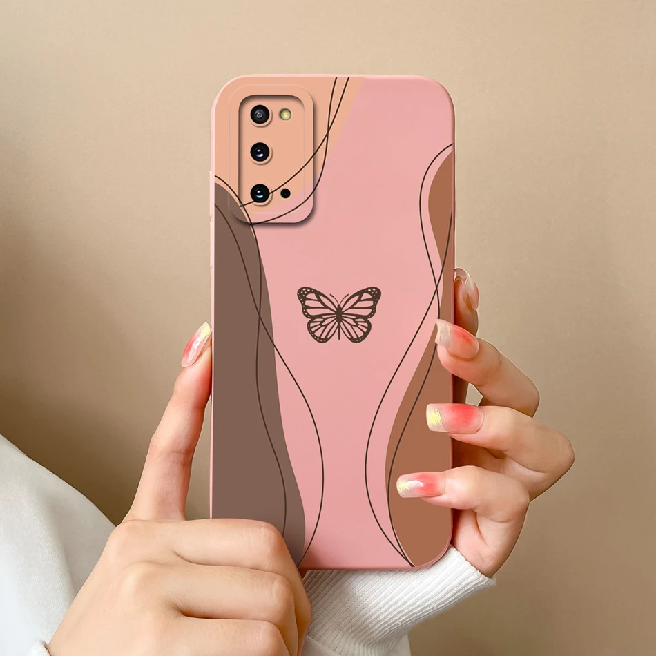 thumbnail image 1 of For Samsung S20 FE Plus Ultra Phone Case Funny Camera Protection New Liquid Silicone Cover For Galaxy S20FE S 20 S20Plus Funda, 1 of 5