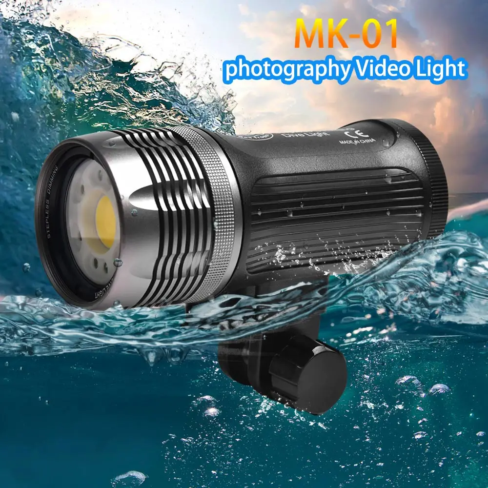 Seafrogs MK-01 Professional Diving Flashlight Underwater Diving Strobe Light 100