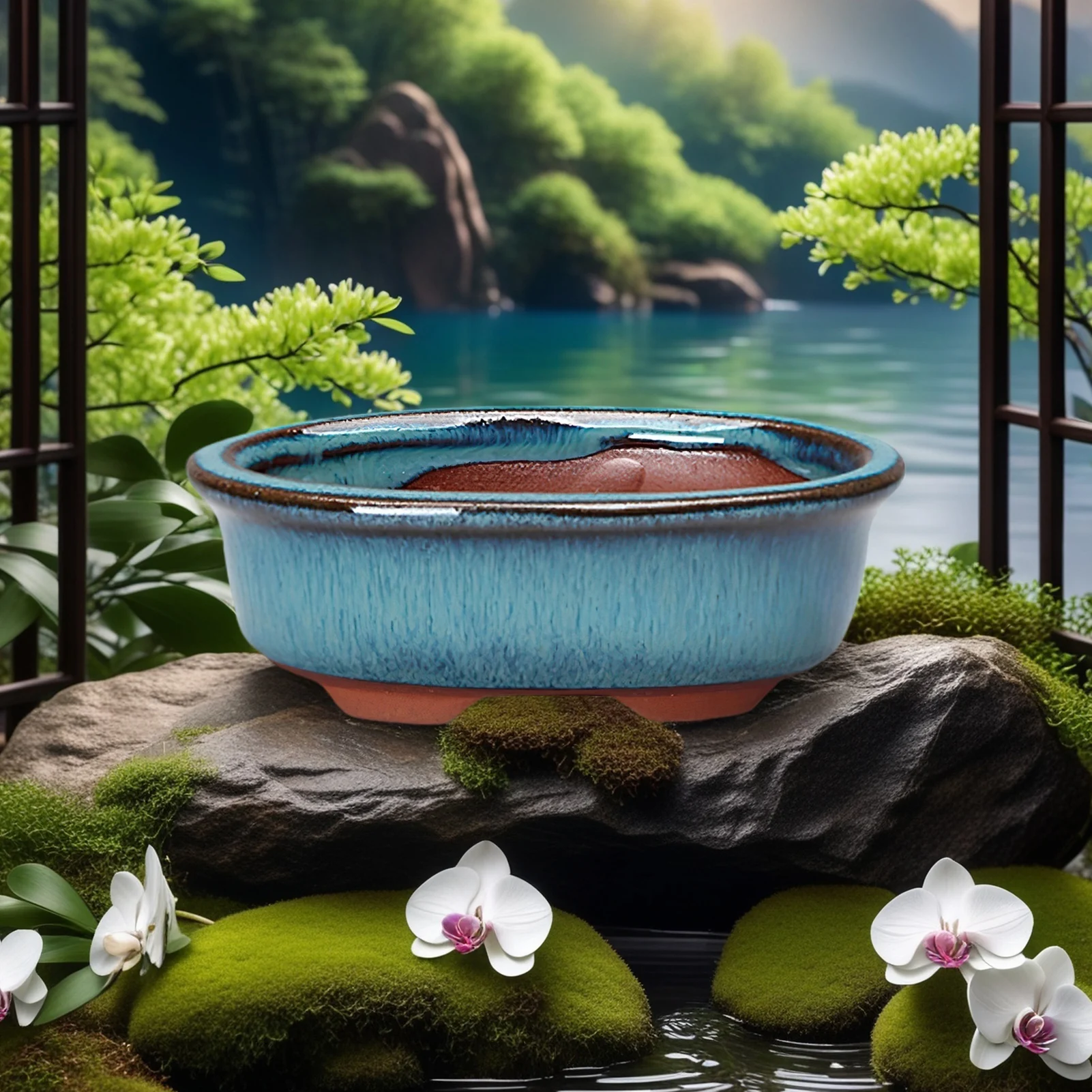 Ceramic Flower Pot Gardening Pots Growth Planter Tabletop Vase Windowsills Home Gardens and Patios Decor Flowerpot - 3