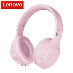 Lenovo Thinkplus TH10 Wireless Stereo Headphones with HiFi Sound and Built - in Microphone (TH10 Pink)
