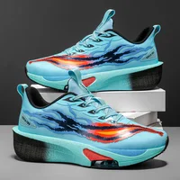 Men's Athletic Running Shoes - Lightweight Cushioning, Non-Slip Sole, Breathable Sneakers, Comfortable Lining, Suitable for Gym, Jogging, Casual Wear - Versatile for All Seasons, Stylish Design, Stable Lace-Up Closure.