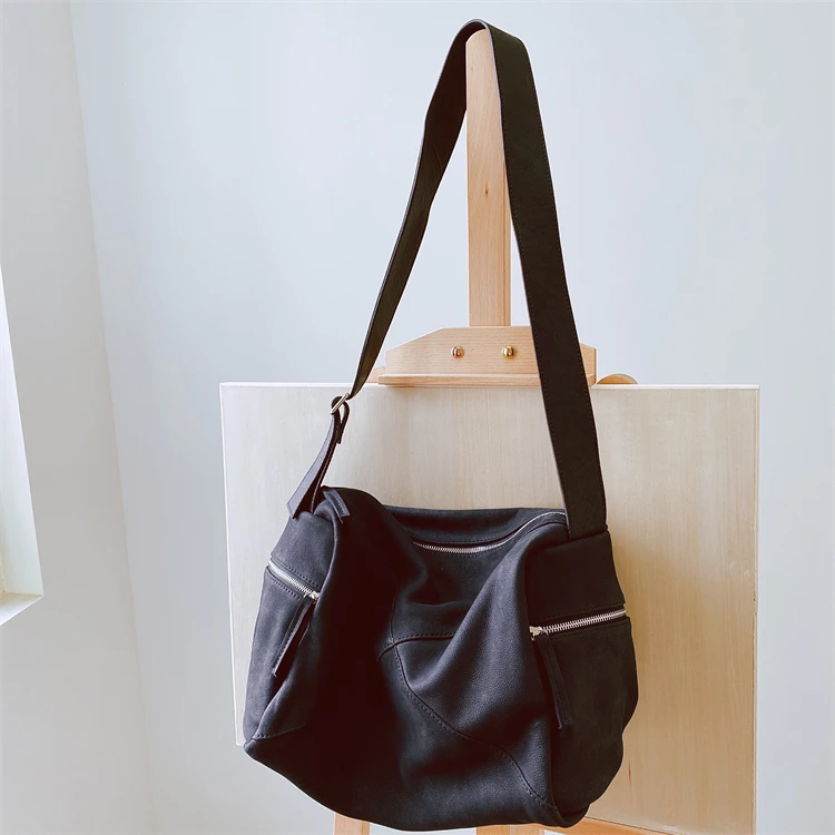 thumbnail image 1 of Bolso de piel de vaca de alta calidad para mujer, de un solo hombro, estilo retro americano, de gran capacidad, cuadrado, tipo bandolera, a la moda, 2024, 1 of 5