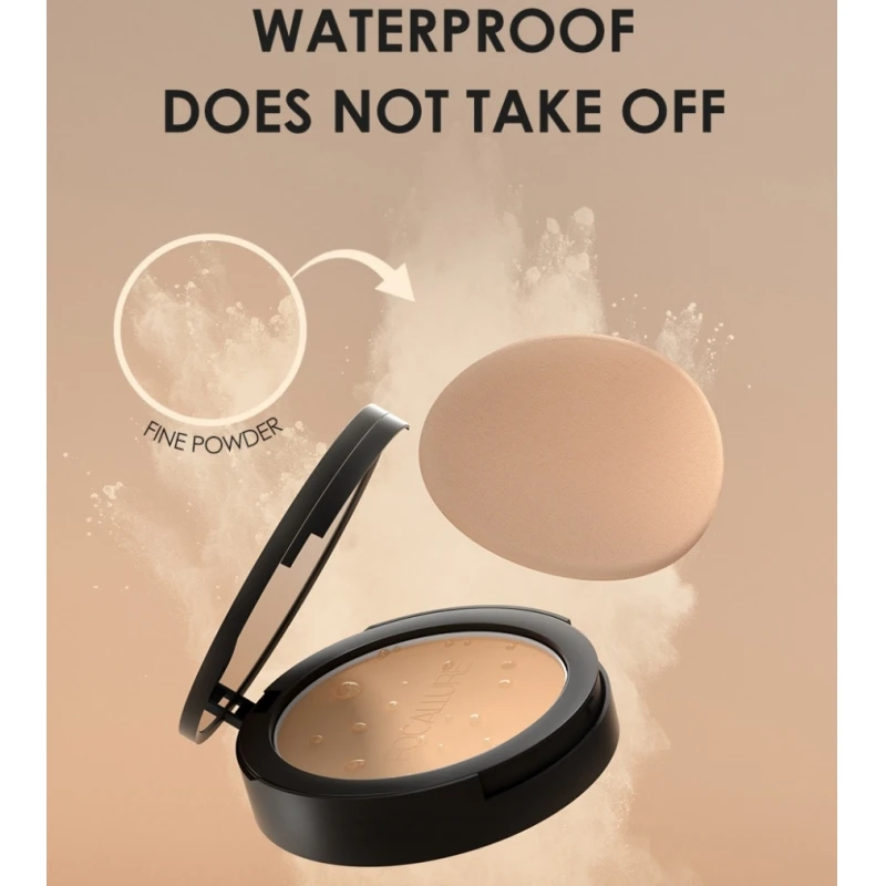 Pressed Powder Foundation Concealer Powder Face Powder Natural Face Powder Mineral Foundations Oil-control Full Coverage Concealer Long Lasting Makeup