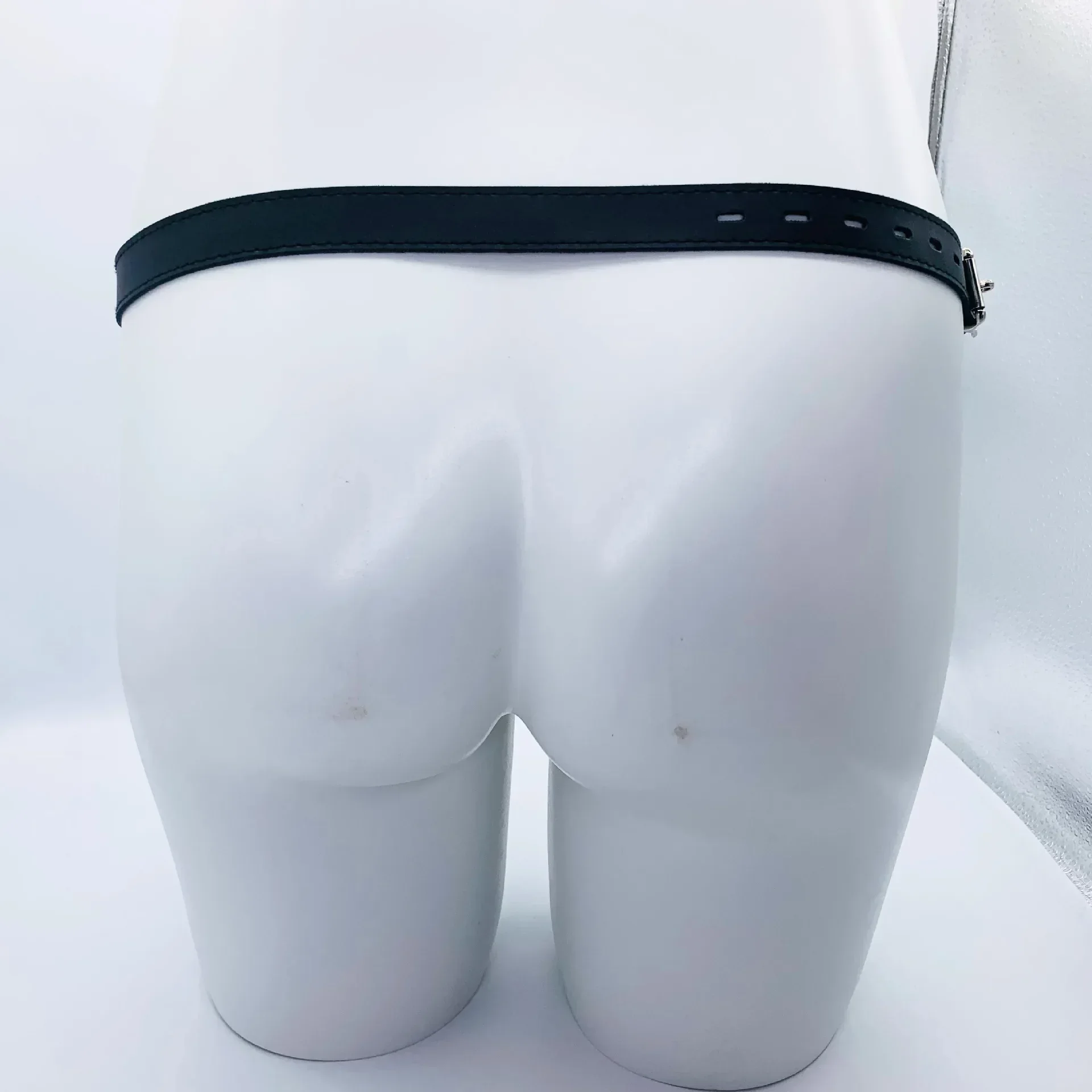 Penis Chastity Cage Chastity Lock Sex Toy Chastity Cage Accessory PU Leather Anti-off Auxiliary Belt Adjustable Rope