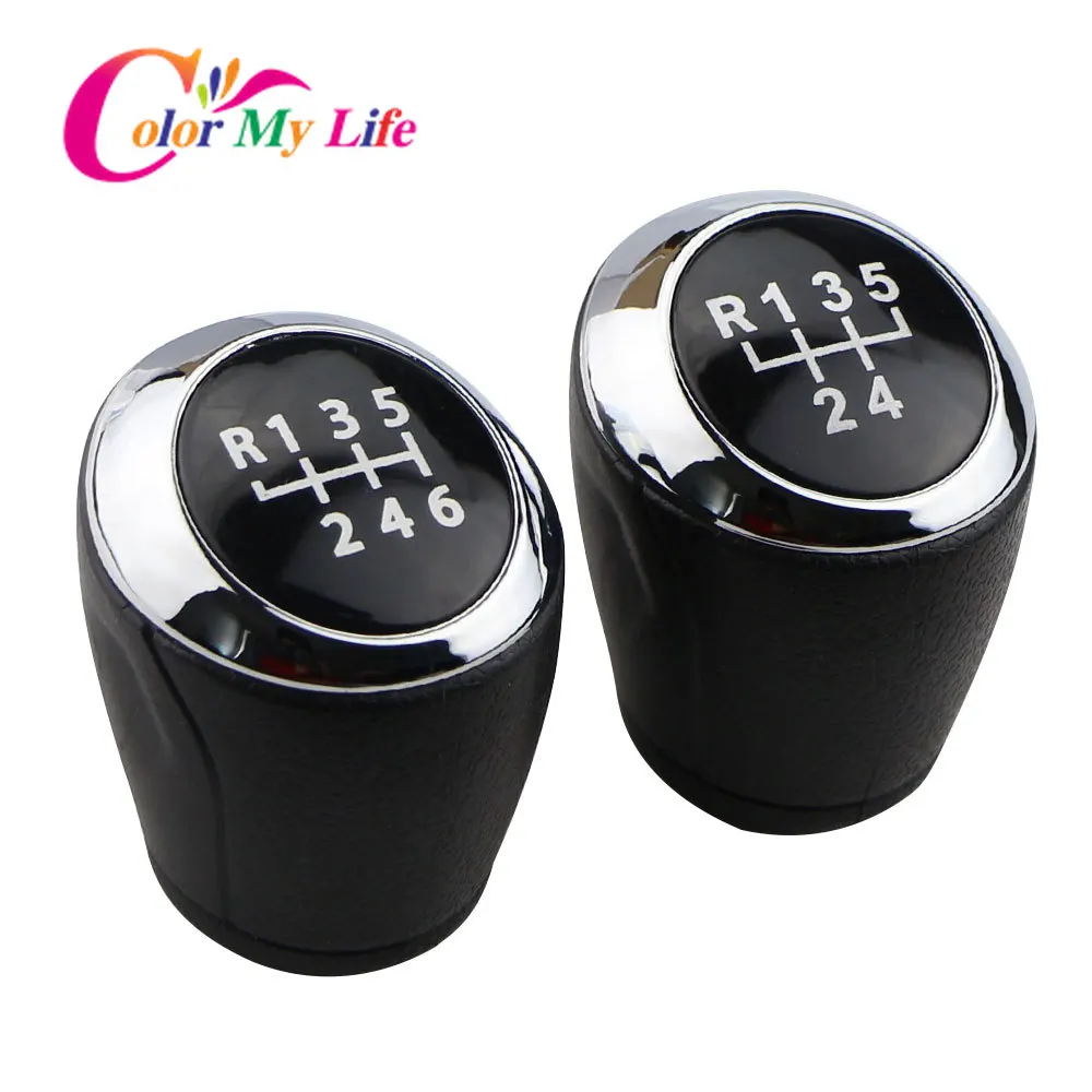 Color My Life Manual 5 6 Speed Gear Shift Knob Gear Head Knobs for