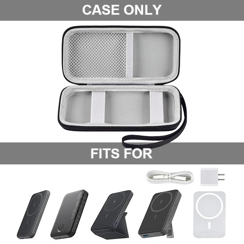 Charger Battery Pack Case Compatible with Apple MagSafe/Baseus/Belkin/INIU Holder for Anker 633/622/621 battery storage box battery charger power bank case battery holder battery power bank box wireless charger power bank