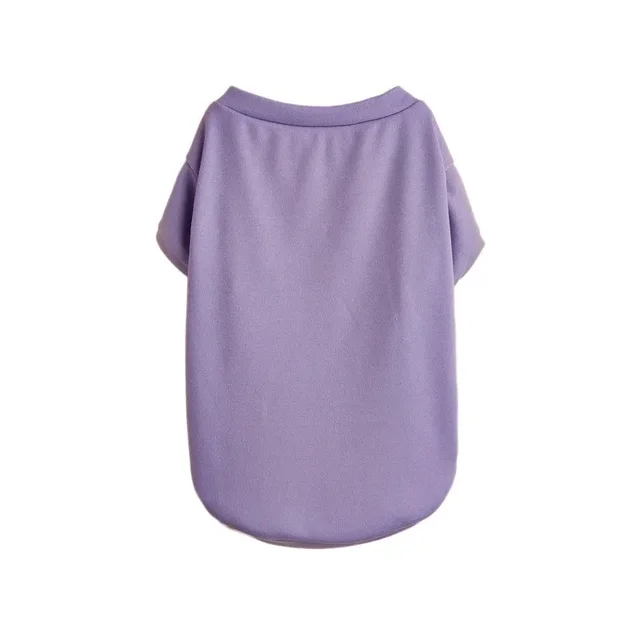 Breathable Dog T-shirt Solid Comfortable Thin Vest for Yorkshire Terrier Cute Summer Pet Clothes Dog Vest Pet Supplies 5