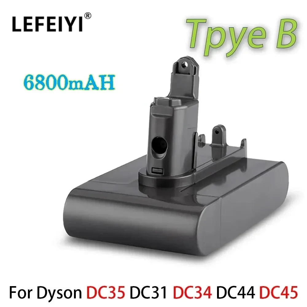 Batteria Per Aspirapolvere Dyson Dc31 Dc34 Dc35 Dc44 Dc45 Tipo B - 6800Mah