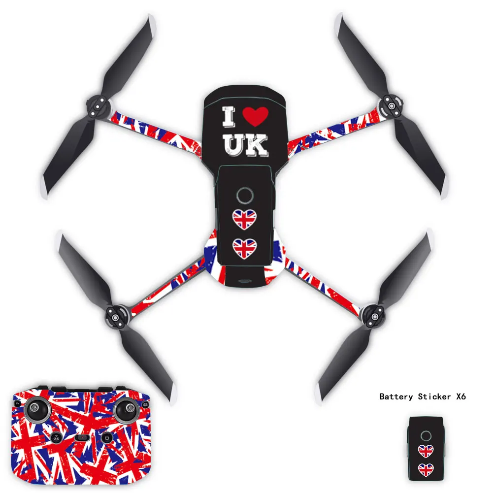 Colorful Sticker for DJI Mavic Air Skin Sticker Drone Body