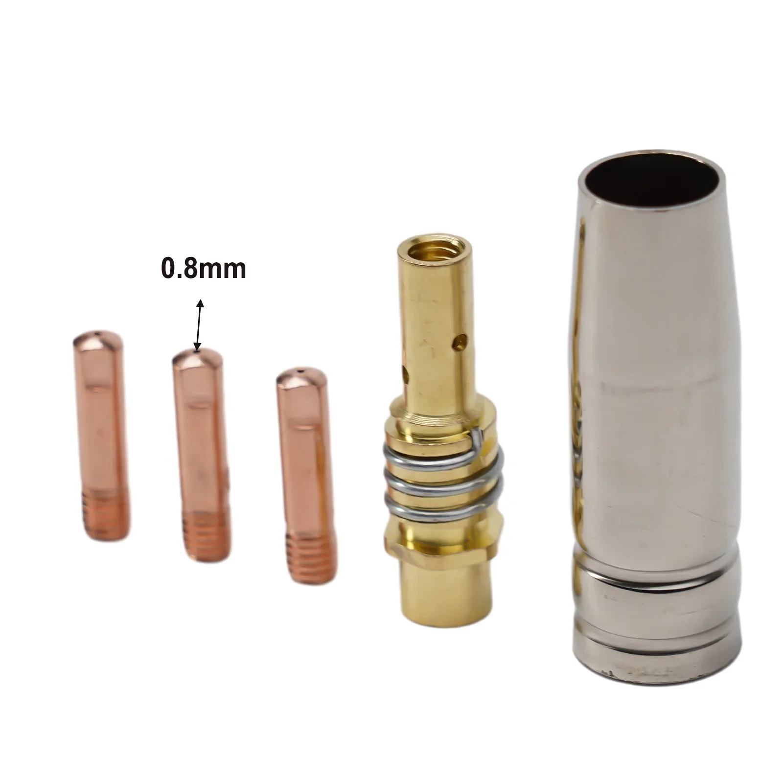Brand New Practical Welding Nozzle Consumables Kit Replacement 5pcs/set Conductive Tip MB15 15AK MIG Welding Spare Parts 2