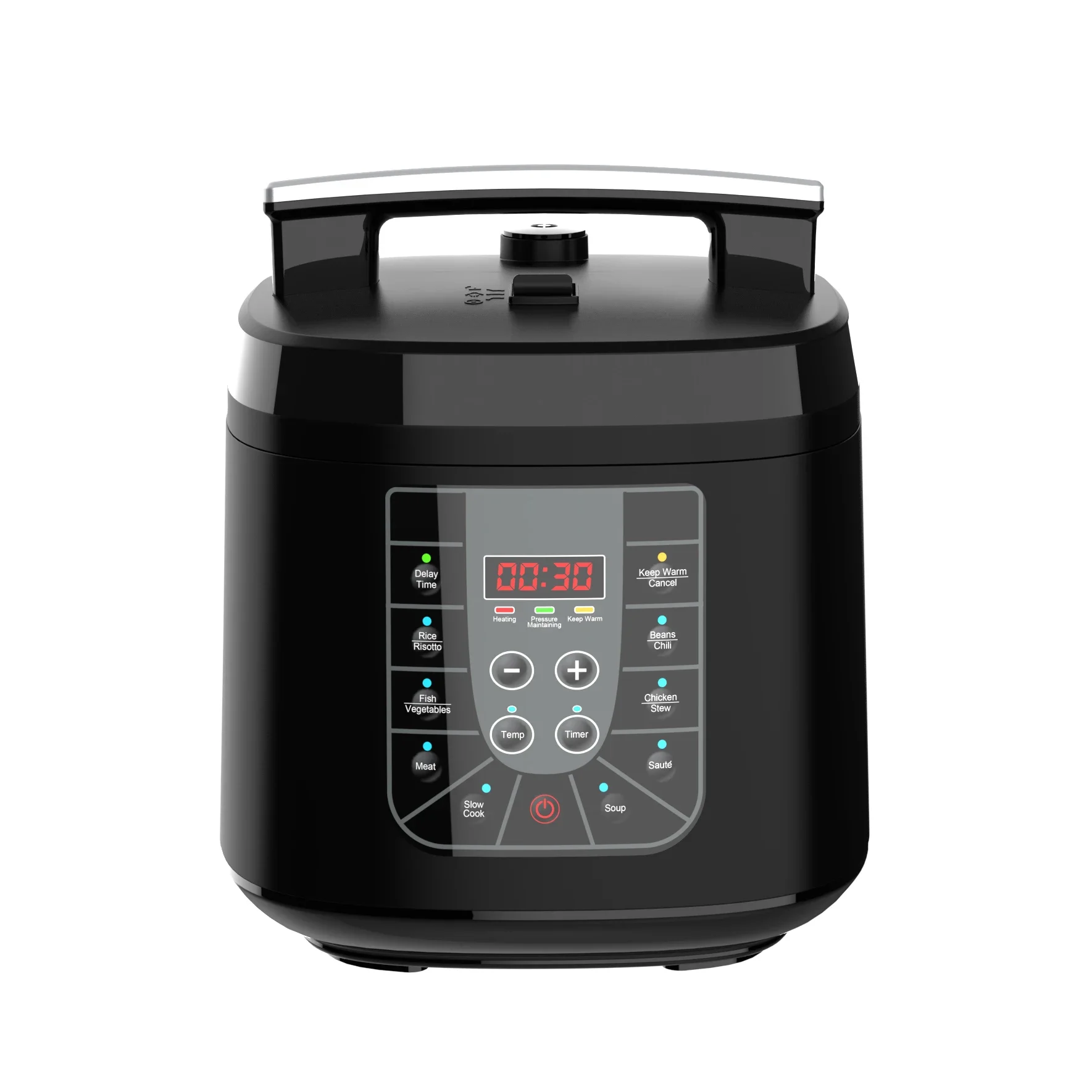 YBW610 Customizable-colorsHousehold-capacity 0-70KPA Uncoated Intelligent Kitchen Electric Pressure Cooker With Air Fryer