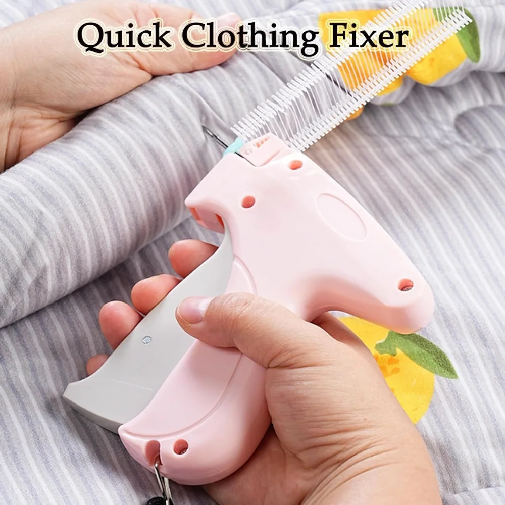Clothing Sewing Tool Clothing Fixer Micro Stitch Gun Quick Clothing Repair Garment Sewing Quilt Tacking Device Sewing Machine