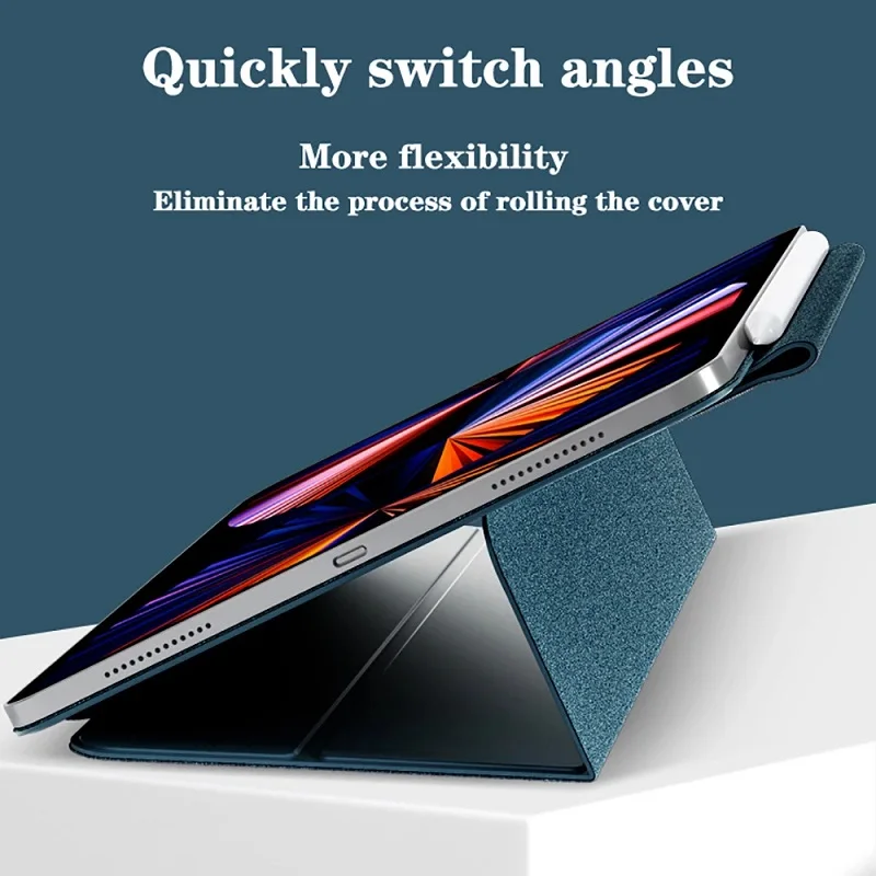 마그네틱 스마트 분할 케이스, iPad 미니 6 iPad 10 Air 4 5th 10.9 인치 Pro 11 인치 2 3 4th 12.9 인치 4 5 6th Upgrad 3 in 1 커버