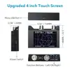 NanoVNA SAA-2N VNA Antenna Analyzer Metal Case 4-inch Display 50KHz -3GHz Vector Network Analyzer, HF VHF UHF Nano VNA 3