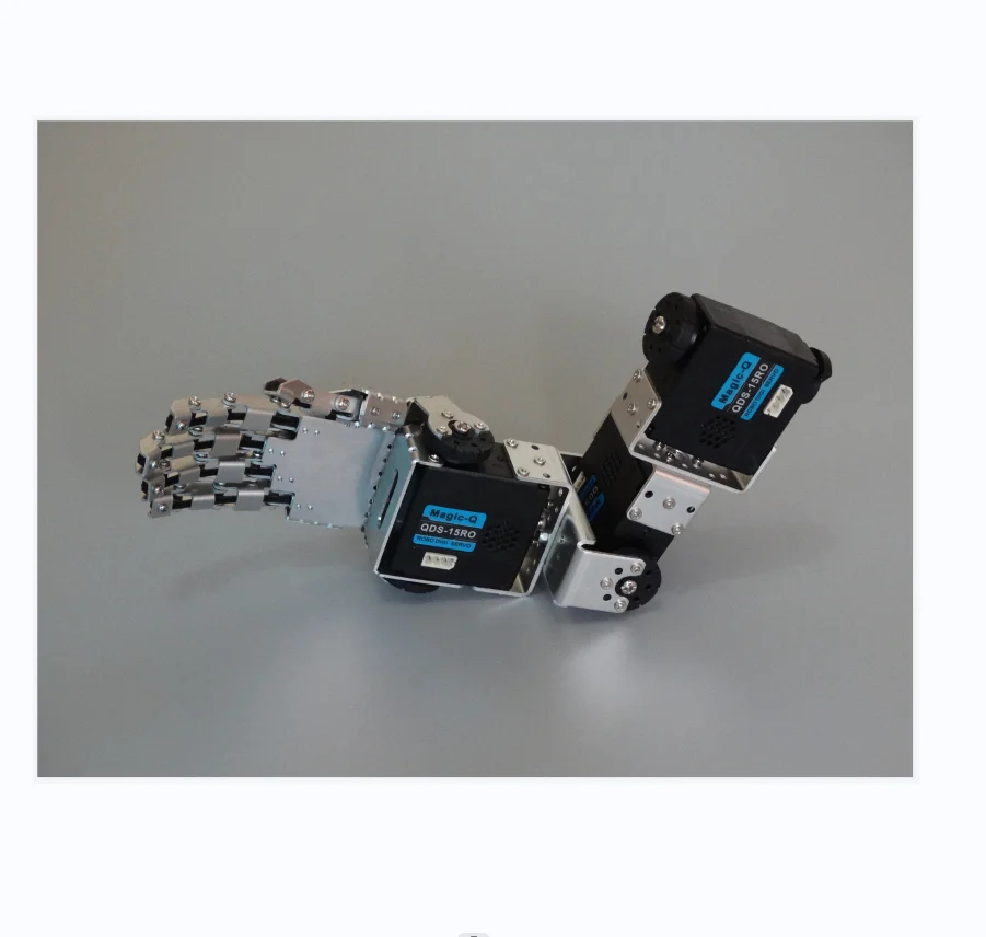 Mano Robotica Assemblata AmazingHand 3 DOF, Cinque Dita, Palmo Bionico, Artiglio per Arduino, Mano Robotica Programmabile Sinistra/Destra - immagine 6