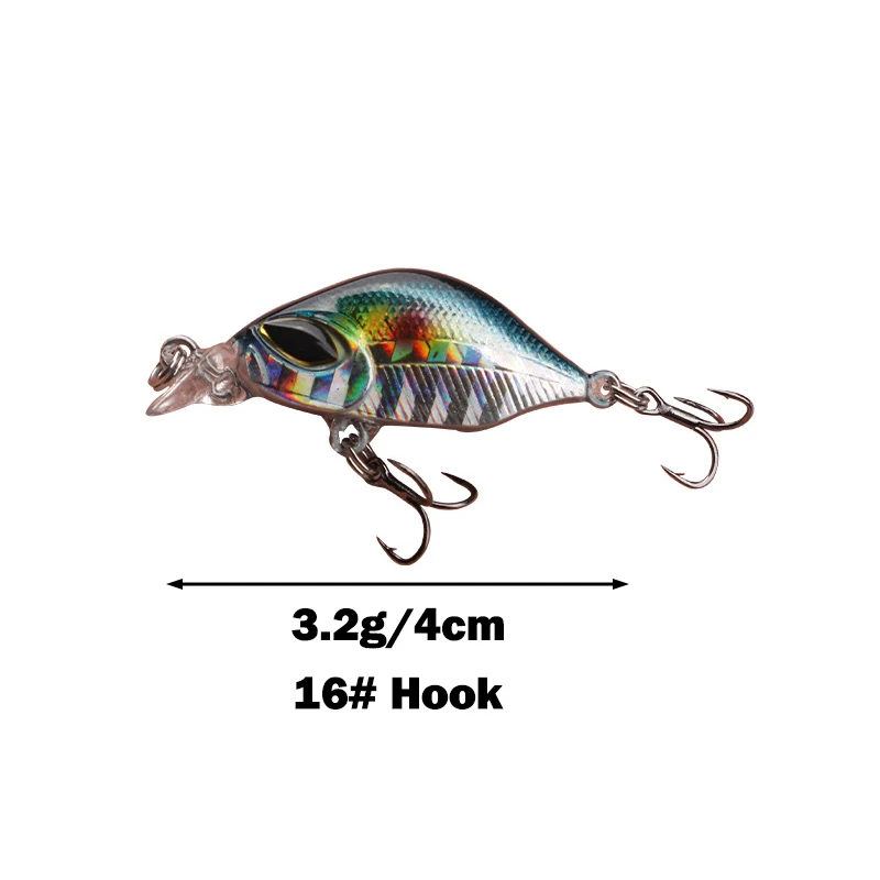 OUTKIT 2023 NEU Kommen Japanisches Design Kleine Köder Angeln Köder 3,2g 4 cm Sinking Minnow Mini Harten Köder für Barsch Forelle Bass – Detail 2