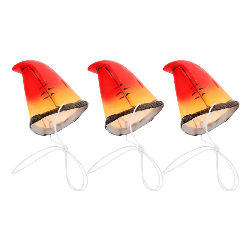 3Pcs 컴팩트 휴대용 앵무새 코 소품 사진 소품을위한 현실적인 새 부리 디자인 무대 공연 의상 파티 코스프레