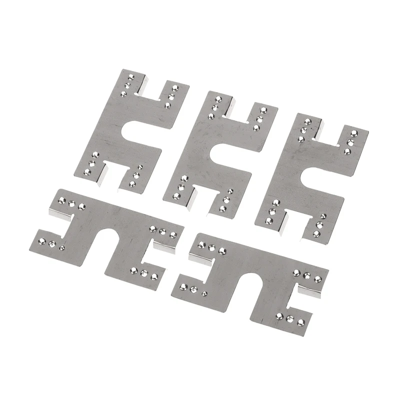 20Pcs Solar Panel Grounding Clip Washer Spacer 28x50mm Photovoltaic Conductive Sheet Puncture Gasket