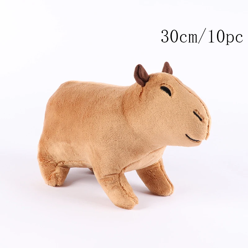 Brinquedo de pelúcia desenho animado realista boneca capivara menina fofa  bicho de pelúcia boneca abraçável Y55B - AliExpress