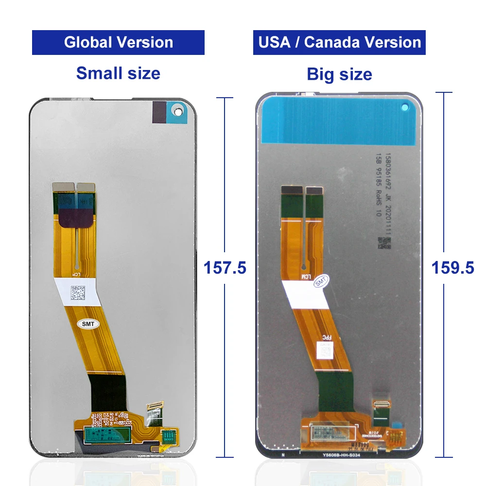 100% Ｚ   A11 LCD ÷  OLED ׽Ʈ A11 A115F LCD   ġ ũ Ÿ ü ǰ