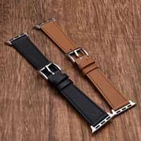 Bracelet en cuir texturé pour Apple Watch 49mm 45mm 41mm 44mm 40mm 46mm, compatible avec les séries 10 9 8 7 SE Ultra 2 3 4