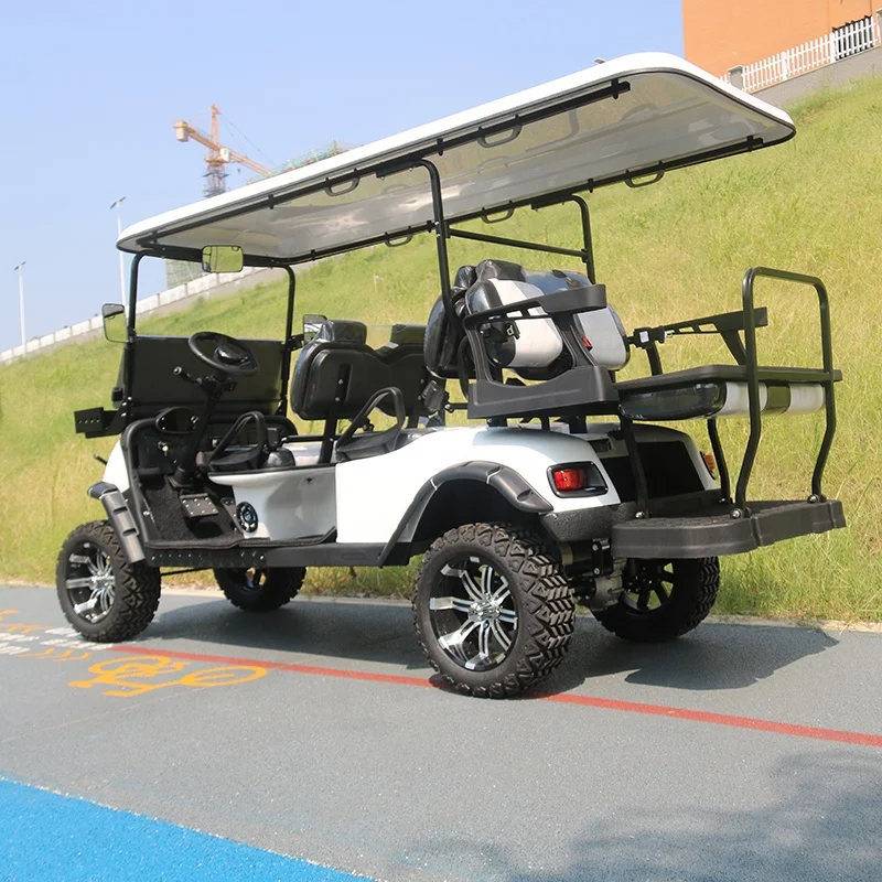 Carrello Da Golf Elettrico A 2 Posti All'Ingrosso Carrello Da Golf Elettrico Ad Alta Potenza 48V Con Batteria Al Litio