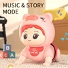 Baby Crawling Guide Toys Training Party Up Crawling Baby Electric Learning To Climb Music  Early Education Doll 4