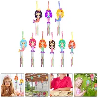 Mermaid Wind Chime DIY Kit Educational Toy Christmas Tree Decorations Garden Hanging Pendant Ornament Outdoor Chimes 1