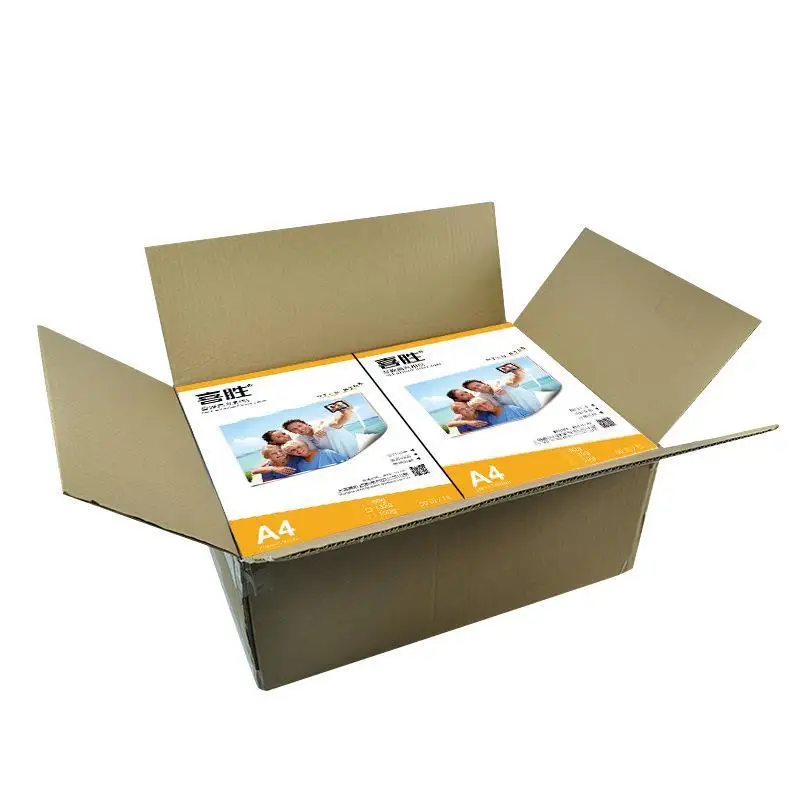 80/120/135/150/180 G A4 A3 자체 접착식 자기 잉크젯 인쇄 및 접착 스티커 고급 광택 인화지 100 페이지