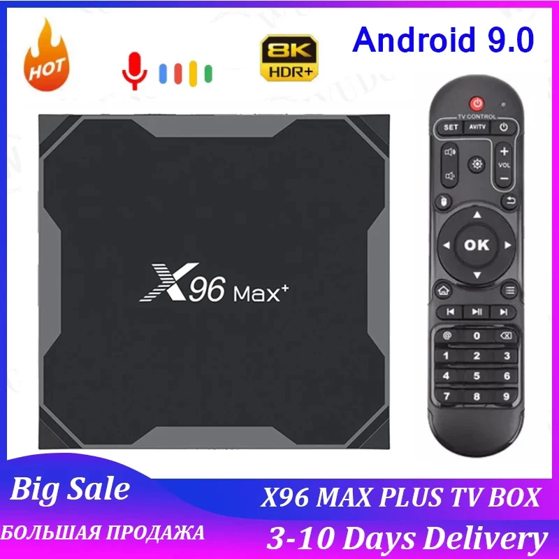 Kiwi Store puppet Android 9.0 X96 Max Plus Smart Tv Box Amlogic S905x3 X96 Max+ 4gb 32gb 64gb  8k 1080p 2.4g 5g Dual Wifi Set Top Certified Box - Set Top Box - AliExpress