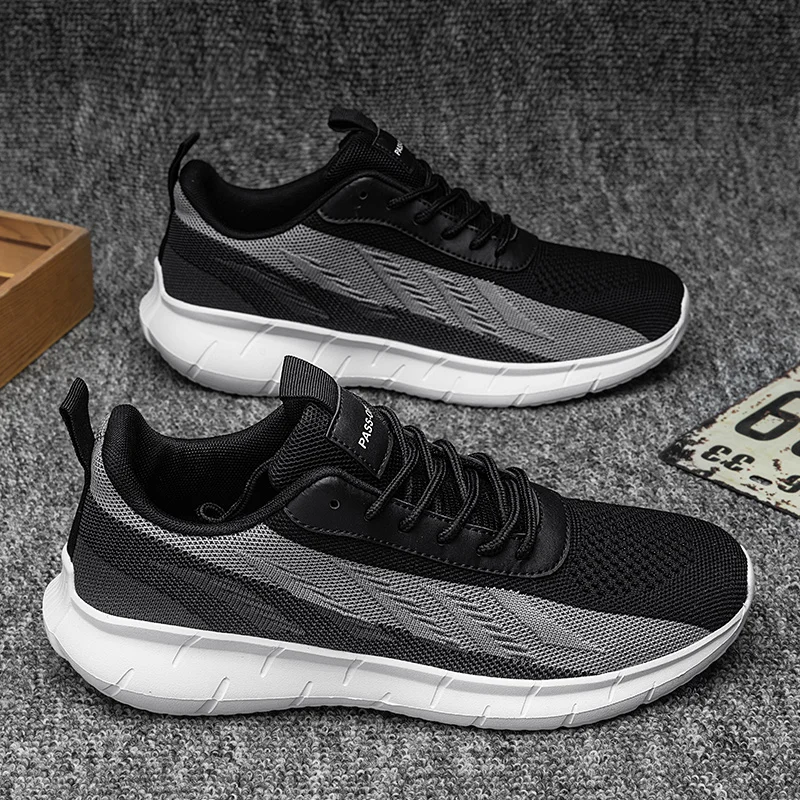 Leisure Sports Shoes Vulcanized Men's Shoes Rubber Soles Brand Driving Mesh Breathable and Anti Slip Casual Shoes Men's Shoes