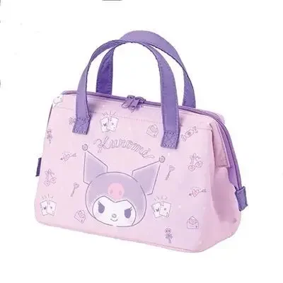 

Sanrio Kuromi Cartoon Insulation Bag Multifunctional Insulation and Cold Preservation Bag Lunch Bag Bento Lunch Box For Children