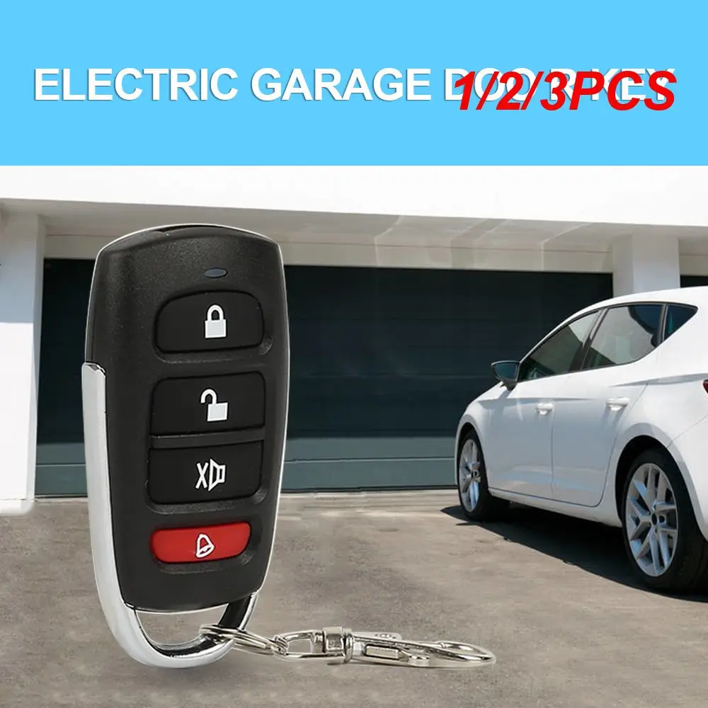 

1/2/3PCS 433Mhz Copy Remote Control Auto 4 Channe Code Garage Gate Door Garage Door Control Duplicator Portal Remote Control Key