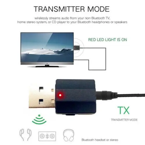 Wireless Bluetooth Transmitter For Tv Phone Pc Audio Music Adapter_tmall