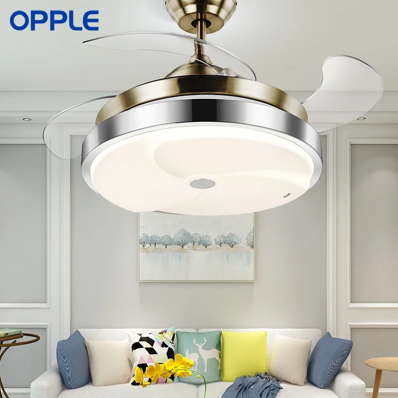 OPPLE WindyS Modern Smart Retractable Fan Ceiling Lights Remote Control